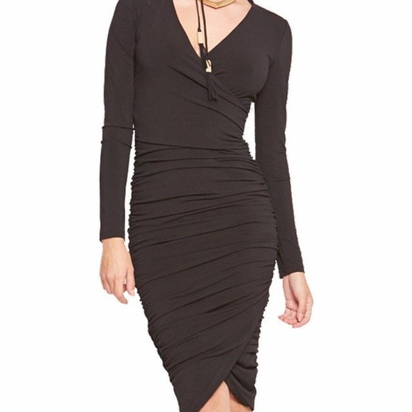 BNWT DATE NIGHT RUCHED DRESS - Picture 2 of 3